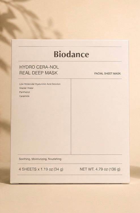 Biodance - Hydro Cera-Nol Real Deep Mask (4 pack) €4 korting!