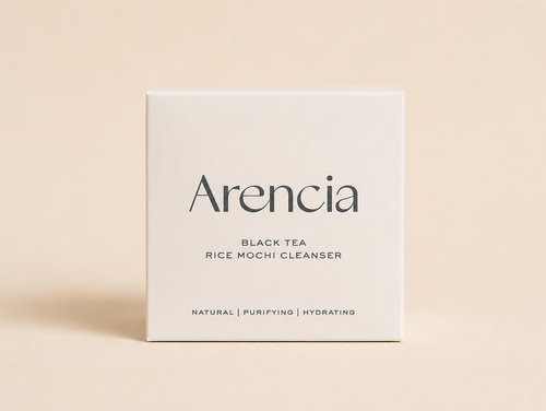 Arencia - Black Tea Rice Mochi Cleanser 120g